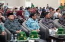 Wali Kota Makassar, Munafri Arifuddin di kegiatan Musyawarah Besar (Mubes) ke-VIII Dewan Pimpinan Pusat Kerukunan Keluarga Daerah Barru (DPP-KKDB)