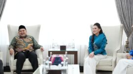 Wali Kota Makassar Munafri Arifuddin bersama Gubernur Maluku Utara Sherly Tjoanda