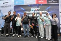 Wali Kota Makassar, Munafri Arifuddin saat  peresmian showroom Motoplex Putra Sulawesi