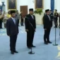Proses pelantikan pejabat oleh Presiden Prabowo Subianto
