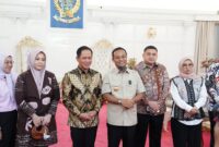 Wali Kota Makassar bersama Bupati Gowa, Gubernur dan Wakil Gubernur Sulawesi Selatan mendampingi Menteri Lingkungan Hidup RI, Hanif Faisol Nurofiq