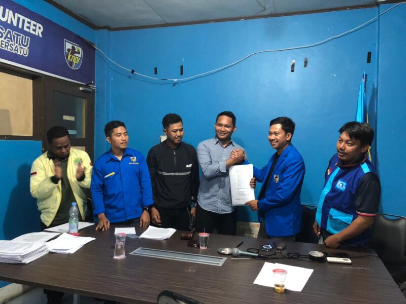 Ketua terpilih PK KNPI Mariso, Muhammad Irfan Rahman