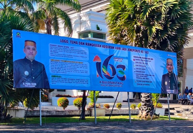 Peluncuran logo hari jadi Jeneponto ke-163