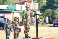 Bupati Jeneponto, H. Paris Yasir, SE., MM., sebagai Inspektur Upacara (Irup) pada upacara pembukaan TNI Manunggal Membangun Desa (TMMD) ke-128 Tahun 2026
