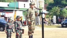 Bupati Jeneponto, H. Paris Yasir, SE., MM., sebagai Inspektur Upacara (Irup) pada upacara pembukaan TNI Manunggal Membangun Desa (TMMD) ke-128 Tahun 2026