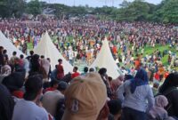 kondisi stadion mini Jeneponto pasca laga semifinal turnamen sepak bola Bupati Cup I Jeneponto 2026 antara Binamu FC dan Bontoramba FC