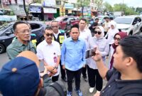 jajaran direksi baru Perumda Air Minum Kota Makassar bersama anggota DPRD Kota Makassar