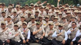 Wakil Menteri Haji dan Umrah, Dahnil Anzar Simanjuntak bersama PPIH Indonesia 2026 (foto/Kementrian Haji dan Umroh)