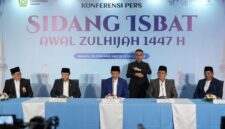 Konferensi pers Sidang Isbat penetapan awal Zulhijjah 1447 H (Pers Rilis Kemenag RI)