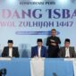 Konferensi pers Sidang Isbat penetapan awal Zulhijjah 1447 H (Pers Rilis Kemenag RI)