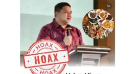 cuplikan layar salah satu sosial media yang menyebut anggaran makan minum walikota mencapai 10 M