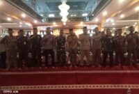 Bupati Jeneponto, H. Paris Yasir, SE., MM bersama forkopimda saat pelepasan JCH 