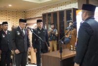 Prosesi pelantikan penjabat (Pj) Sekretaris Daerah (Sekda) Jeneponto