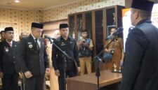 Prosesi pelantikan penjabat (Pj) Sekretaris Daerah (Sekda) Jeneponto