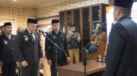 Prosesi pelantikan penjabat (Pj) Sekretaris Daerah (Sekda) Jeneponto