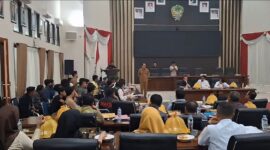 tangkapan layar hati damai media saat RDPU di DPRD Gowa