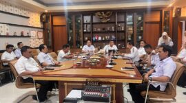 Rapat koordinasi bersama Kantor Pertanahan terkait Program Optimalisasi Daerah Melalui Layanan Pertanahan dan Tata Ruang