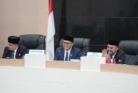 Wali Kota Makassar, Munafri Arifuddin dalam Rapat Paripurna DPRD Kota Makassar dengan agenda pengumuman masa persidangan ketiga Tahun Sidang 2025/2026