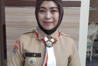 Hj. Salmawati Paris, SE ketua terpilih Kwartir Cabang (Kwarcab) Gerakan Pramuka Kabupaten Jeneponto