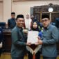 Bupati Jeneponto H. Paris Yasir, S.E., M.M., bersama Ketua DPRD Kabupaten Jeneponto Didis Suryadi,