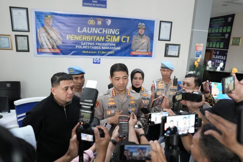 Wali Kota Makassar, Munafri Arifuddin bersama Kapolrestabes Makassar