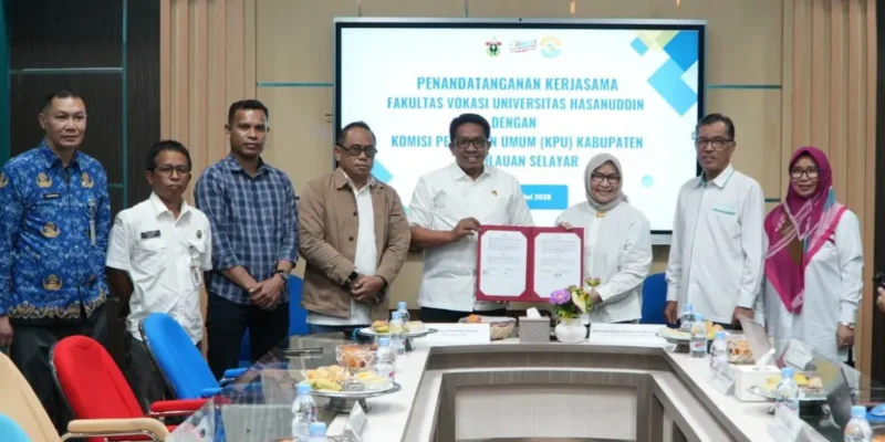 Komisi Pemilihan Umum Kabupaten Kepulauan Selayar bersama Fakultas Vokasi Universitas Hasanuddin