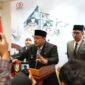 Wali Kota Makassar, Munafri Arifuddin bersama Wakil Wali Kota dan Sekda Kota Makassar