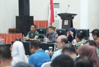 Walikota Makassar Munafri Arifuddin saat memimpin Rapat Koordinasi Keamanan, Pengamanan, dan Penyelenggaraan IGS Tour Makassar 2026 