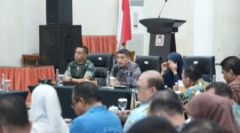 Walikota Makassar Munafri Arifuddin saat memimpin Rapat Koordinasi Keamanan, Pengamanan, dan Penyelenggaraan IGS Tour Makassar 2026 