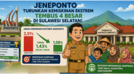 Keberhasilan pemerintah Kabupaten Jeneponto dalam bentuk animasi