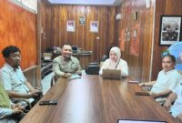 Kepala Dinas Dukcapil Jeneponto, Dr. Mustaufiq bersama Kepala Dinas P2KB Jeneponto, Dr. Siti Meriam