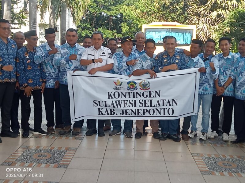 kontingen Pekan Nasional (PENAS) Kontak Tani Nelayan Andalan (KTNA) XVII Kabupaten Jeneponto