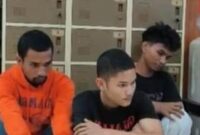 terduga pelaku yang menjadi korban penganiayaan keluarga korban
