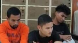 terduga pelaku yang menjadi korban penganiayaan keluarga korban