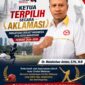 Ketua terpilih Persatuan Cricket Indonesia (PCI) Kota Makassar, Dr. Mulahizhun Amien, S.Pd., M.M