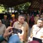 Wali Kota Makassar, Munafri Arifuddin, Wakil Wali Kota Makassar Aliyah Mustika Ilham bersama Kepala Dinas Pemberdayaan Masyarakat Desa (PMD) Sulsel, Drs. H. Muh Saleh, M.Si. 