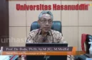 Prof. dr. Budu, Ph.D., Sp.M(K), M.Med.Ed. Plt Kepala LLDIKTI IX (Foto Unhas TV)