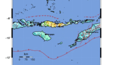 Pusat gempa hasil pantauan BMKG