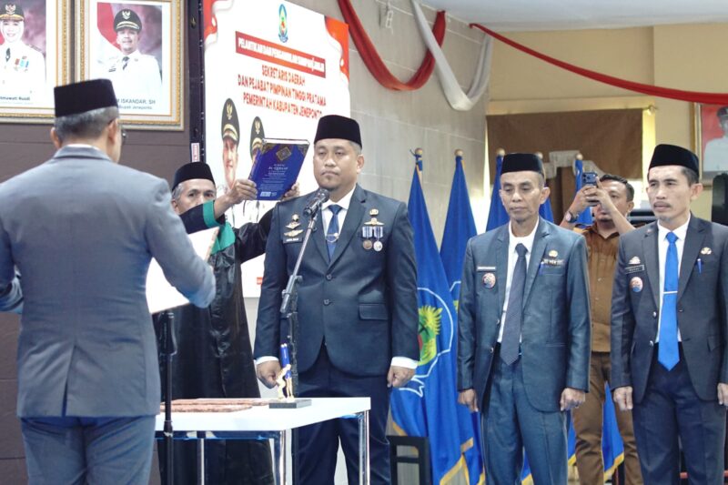 Pelantikan dan pengambilan sumpah/janji jabatan Sekda Jeneponto