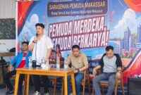 Sambutan Ketua KNPI Kota Makassar Baso Muhammad Ikram (BMI)
