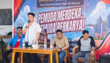 Sambutan Ketua KNPI Kota Makassar Baso Muhammad Ikram (BMI)