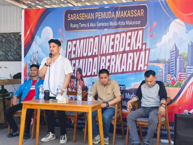Sambutan Ketua KNPI Kota Makassar Baso Muhammad Ikram (BMI)