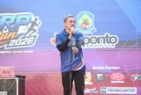 Bupati Jeneponto H. Paris Yasir, SE., MM., saat menghadiri pelaksanaan MRP Fun Run 2026