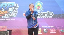 Bupati Jeneponto H. Paris Yasir, SE., MM., saat menghadiri pelaksanaan MRP Fun Run 2026