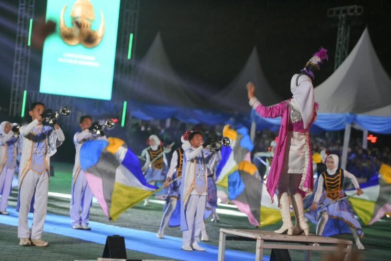 Rangkaian acara penutupan Musabaqah Tilawatil Quran (MTQ) VIII KORPRI Nasional 2026 di Alun-alun Lapangan Citra Mas, Kabupaten Pangkajene dan Kepulauan (Pangkep)
