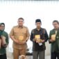 Rektor UIM Al-Gazali, Prof. Dr. Muammar Bakry dan rombongan bersama Wali Kota Makassar Munafri Arifuddin