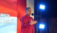 Wali Kota Makassar, Munafri Arifuddin saat menghadiri Pesta Rakyat Kecamatan Ujung Tanah