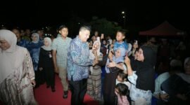 Wali Kota Makassar, Munafri Arifuddin saat menghadiri Pesta Rakyat Kecamatan Tamalanrea
