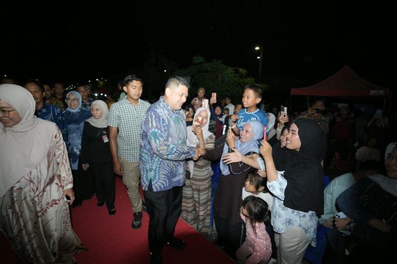 Wali Kota Makassar, Munafri Arifuddin saat menghadiri Pesta Rakyat Kecamatan Tamalanrea