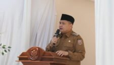 Wali Kota Makassar, Munafri Arifuddin, saat meresmikan langsung Masjid Baitul Aqsha